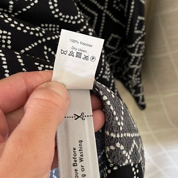 Madewell Lace-Up Peasant Top in Caravan Print - Picture 7 of 7